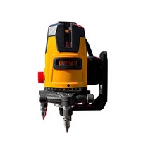 Niveau laser auto-nivelant infrarouge de qualité professionnelle à haute luminosité, 2/3/5 lignes, ligne rouge/verte, IP54, pour marquage extérieur