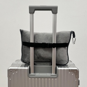 بطانية من الفانيلا الصلبة اثنين في واحد قابلة للطي لتخزين القيلولة في فصل الشتاء بطانية بطانية من الفانيلا للسفر - Product Image 4