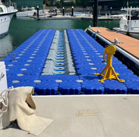 Plateforme flottante en cubes de plastique HDPE pour ponton de marina