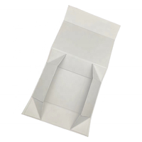 Boîte Cadeau Pliable en Carton avec Couvercle à Rabat, Sur Mesure, Laminaison Mate, Fermeture Magnétique, pour Vêtements et Emballage