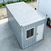 Bâtiment Modulaire Moderne en Acier Respirant, Démontable, à Assemblage Rapide, Sans Fondation Requise, 20 pieds, pour Bureau ou École