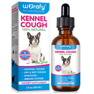 Worafy 60ml cũi ho giọt chất lỏng cho chó dị ứng cứu trợ hệ thống miễn dịch hỗ trợ cho khô & Ướt ho khò khè điều trị giọt - Product Image 4