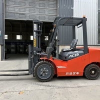 Chariot élévateur électrique WGZN 3,5 tonnes avec capacité de levage stable pour le transfert de bobines d'acier, le stockage de palettes lourdes et les travaux en extérieur