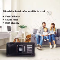 Caja Fuerte Digital Safewell con Teclado Numérico, Llave Maestra, Doble Acceso, Anti-Robo, Mini Caja Fuerte de Acero, Caja Fuerte Portátil