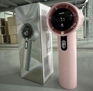 MHK89พัดลมมือถือความเร็วสูงพกพา3000มิลลิแอมป์ต่อชั่วโมงชาร์จ USB พัดลมมือถือพัดลมขนาดเล็กสำหรับกลางแจ้งในฤดูร้อน - Product Image 5
