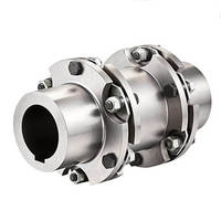 Accouplement flexible à disque/diaphragme haute vitesse en acier inoxydable SJM pour moteur ISO9001 Tecmen, alésage 100 mm, 5000 tr/min