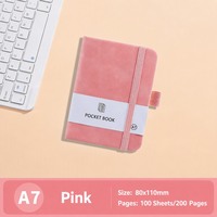 Carnet de notes A7 avec cordon, reliure à colle froide, journal à élastique, agenda de poche, carnet de bord personnalisé