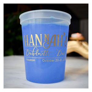 Vasos Personalizados que Cambian de Color para Despedida de Soltera, 12oz, 16oz, 20oz, 22oz, Vasos de Chupito Personalizados, Vasos Pequeños de Plástico para Estadio - Product Image 1