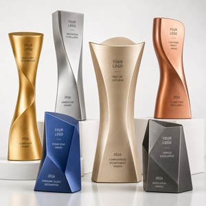 Trophée personnalisé en alliage d'aluminium – Cadeau d'entreprise, récompense pour champion de ventes, reconnaissance des partenaires, prix de cérémonie d'affaires exécutives - Product Image 1