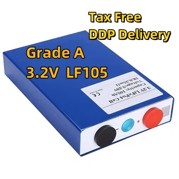 EV Lifepo4 Battery 105ah 3.2v 105ah Lifepo4 Solar Battery Storage Systems Cells Lithium Iron Phosphate Battery