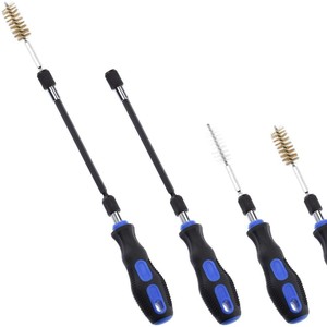 Juego de cepillos de limpieza de alambre de acero, 38 piezas, cepillo multifuncional para limpieza y eliminación de óxido - Product Image 1