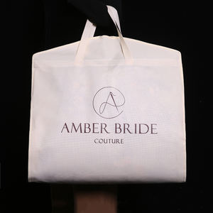 Vêtement robe sac pour mariage vêtement sac anti-poussière couverture stockage vêtements couverture sac NO-WOVEN Logo personnalisé - Product Image 4