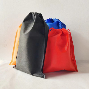Bolsa de Tela No Tejida Reutilizable con Cordón y Logotipo Personalizado para Regalo, Bolsa Protectora Colorida, Bolsa Ecológica para Regalo en Stock - Product Image 2