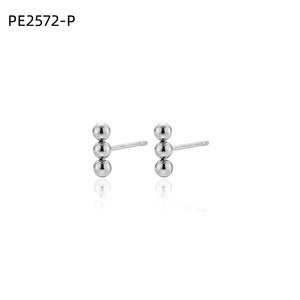 เอมี่ เอมี่ต่างหูสแตนเลสทรงกลมคลาสสิกของขวัญเครื่องประดับสตรี PE2572 - Product Image 2