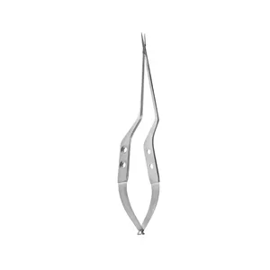 Yasargil porte-aiguille forme baïonnette pointe en carbure de tungstène pour Micro chirurgie Instruments chirurgicaux ciseaux porte-aiguille