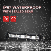 12/24V lumière LED Super luminosité boîtier en aluminium moulé sous pression route 4x4 conduite barre lumineuse camion phare auxiliaire blanc inondation Spot