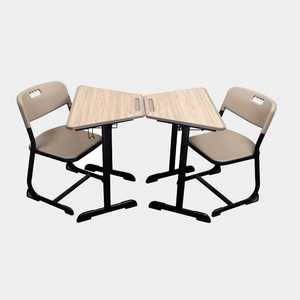 Ensemble de bureau et chaise pour étudiants en bois et métal de haute qualité pour l'étude à domicile et à l'école avec des meubles pour enfants - Product Image 5