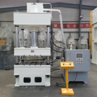 Prensa Hidráulica de Cuatro Columnas de 250T, Controlada por PLC, de Alta Velocidad, Multifuncional, para Producción de Bloques/Ladrillos de Sal con Motor y Bomba