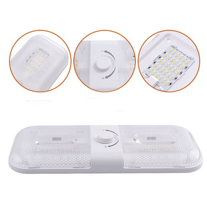 ไฟอ่านหนังสือคาราวานทรงสี่เหลี่ยมผืนผ้า12-30โวลต์โคมไฟเพดาน LED ไฟหลังคา RV สำหรับตกแต่งภายในสำหรับรถเรือ - Product Image 5