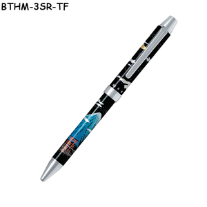 Stylo multifonction BTHM-3SR Light Touch 3-en-1, 2 couleurs, pointe bille 0,7 mm et crayon mécanique, corps en plastique avec impression UV mate et toucher doux - Product Image 4