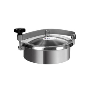 DONJOY Tapas Circulares para Pozos de Inspección de Acero Inoxidable SS304/SS316L y Plástico con Asa de Rueda de Plástico y Junta de EPDM/NBR/Silicona/FPM - Product Image 3