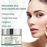 Crème Visage au Lait de Chèvre Personnalisée de Haute Qualité Biologique Anti-Rides Raffermissante Blanchissante Éclaircissante Taches Noires