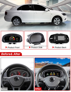 แผงหน้าปัดรถยนต์ดิจิตอลขนาด 10.25 นิ้ว สำหรับรถยนต์ Volkswagen VM Jetta ปี 2013-2019 จอ LCD แสดงผลความเร็ว - Product Image 6