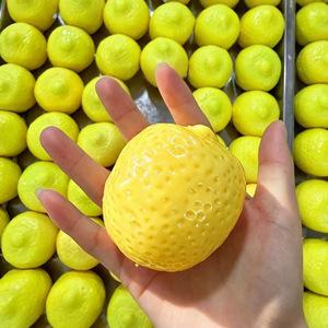 Balle anti-stress créative en plastique citron changeant de couleur, faite à la main, sonore et crépitante, pour soulager l'anxiété et la décompression - Product Image 3