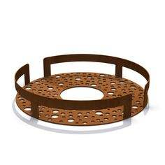 Decorative Metal Rust <b>Tree</b> Grate-Art Deco Style Weather Resistant <b>Outdoor</b> Urban Walkway Decor - Product Image 5