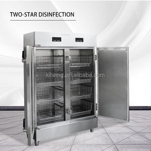 Stérilisateur de vaisselle électrique à vapeur à bas prix commercial, armoire de désinfection, acier inoxydable, 800L, 30-125 - Product Image 5