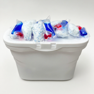 Umwelt freundliche Einweg-OEM-ODM-Küchen reinigung Automatisches Waschmittel Wasser lösliches Gel Geschirrs püler kapseln Kapseln - Product Image 1