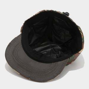 Gorra Snapback de Camuflaje de 5 Paneles, Estilo Retro, Gruesa, para Hombre y Mujer, Otoño Invierno, Cálida, para Exteriores, Estilo Hip Hop, Gorra Trucker - Product Image 4