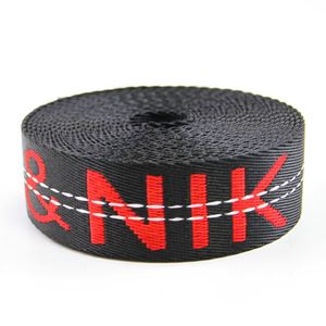 สายรัดกระเป๋าแบบมีโลโก้สั่งทำพิเศษ ขนาด 38 มม. 1.5 นิ้ว ทำจากไนลอน พร้อมตัวอักษร กันน้ำ ลายแจ็คการ์ด - Product Image 4