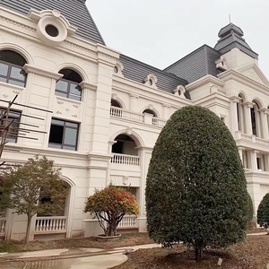Projet de villa moderne de style européen au Portugal, façade en pierre <span class=keywords><strong>calcaire</strong></span> beige, revêtement mural en pierre <span class=keywords><strong>calcaire</strong></span> polie, texture 3D pour les murs extérieurs et intérieurs - Product Image 4