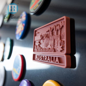 맞춤형 맞춤형 소프트 관광 기념품 고무 냉장고 자석 스티커 로고 3D 실리콘 PVC 냉장고 자석 - Product Image 4