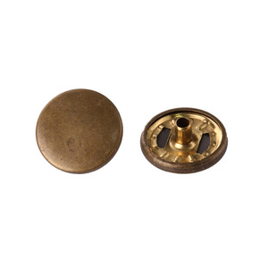 Metal <b>Snap</b> <b>Fasteners</b> 10mm 12.5mm 15mm 17mm 20mm Round Brass Durable For Down Jackets Cotton Coats - Product Image 2