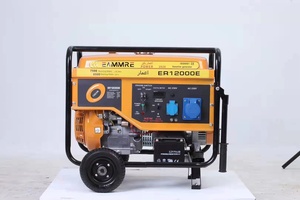 휴대용 5kw 6Kva 가솔린 가솔린 발전기 전기 시작 100% 구리 와이어 바퀴 핸들-가정용 220v-240v 50hz 60hz - Product Image 4