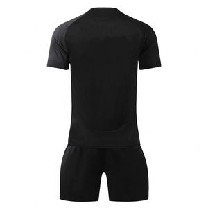 Maillot de football d'extérieur imprimé, respirant, séchage rapide, en polyester/nylon, unisexe, adulte, col rond, uniforme de compétition, manches courtes - Product Image 3