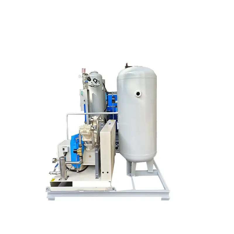 Máquina automática de nitrogênio para indústria de petróleo de baixa temperatura e alta pureza, gerador de nitrogênio 99,99% na China