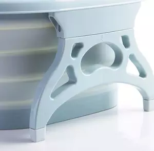 Cubo plegable portátil de plástico, cuenco, fregadero, remojo de pies, baño relajante, masajeador de pies - Product Image 3