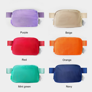 Sac banane ajustable personnalisé en nylon imperméable pour homme et femme, idéal pour le sport et les loisirs - Product Image 5