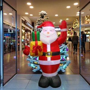 Nuestro cálido Musical <span class=keywords><strong>al</strong></span> aire libre patio decoración volar muñeco <span class=keywords><strong>de</strong></span> nieve Santa Claus árbol Navidad inflable - Product Image 4