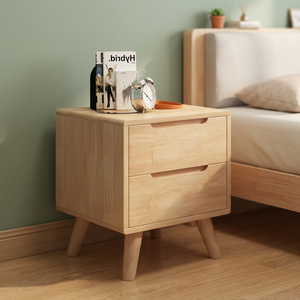Modern Small Space Multi-Purpose Nightstand with Storage <b>Compact</b> <b>Bedside</b> <b>Table</b> for Bedroom Furniture - Product Image 2
