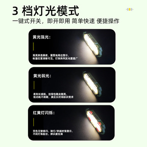 Lampe de camping magnétique multifonctionnelle à 24 LED avec interrupteur à bouton pour usage extérieur - Product Image 3