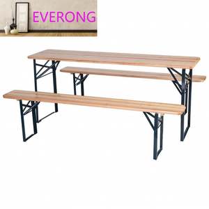 <span class=keywords><strong>En</strong></span> Oferta, Precio Económico, Asiento de Comedor para Pub, Muebles de Jardín para Exteriores, Juego de Mesa y Bancos Plegables y Portátiles para Cerveza al Aire Libre - Product Image 4