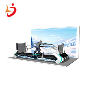 Aire de jeux intérieure, réalité virtuelle, simulateur de ski en acier inoxydable, équipement d'entraînement au ski <span class=keywords><strong>MR</strong></span>/AR, marque LJ, modèle LJST009 - Product Image 1