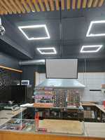 Panneaux décoratifs suspendus cadre led panneau de menu rétro-éclairé pour remorque alimentaire taille personnalisée