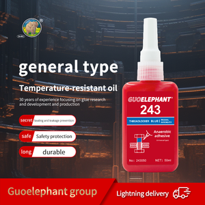 MKX132 GUOELEPHANT 243 Colle anaérobie bleue pour verrous de filetage 50ml Intensité moyenne Usage automobile - Product Image 4