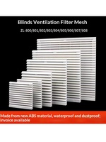 Grille de ventilation en métal anti-poussière et dissipatrice de chaleur pour armoires de distribution, ventilateur d'extraction ZL-803/804, grille à persiennes
