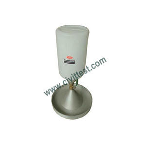 جهاز اختبار كثافة التربة المخروطي القياسي سعة 4 لتر بقطر 6 بوصات للاختبار الميداني - Product Image 4